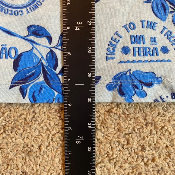 Farm Rio x Anthropologie Oversized Printed Graphic Tee Large - Picture 6 of 8